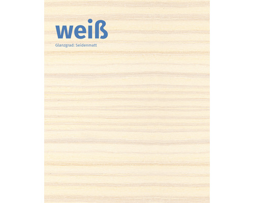 Holzdekor in Weiss mit seidenmatter Oberfläche