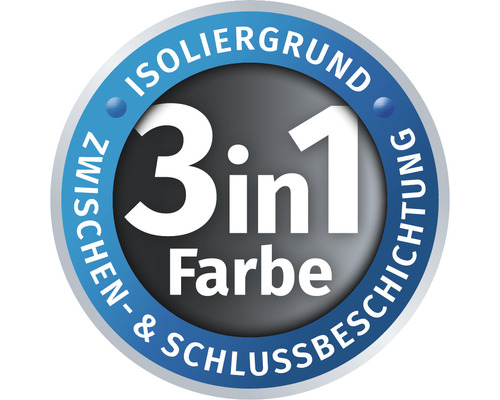 3 in 1 Farbe Emblem für Isoliergrund, Zwischen und Schlussbeschichtung