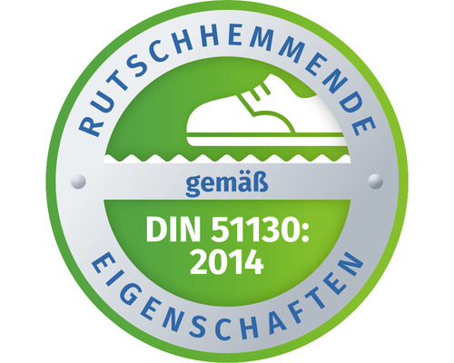 Rutschhemmende Eigenschaften gemäß DIN 51130: 2014