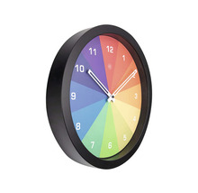 Horloge murale Joy plastique noir multicolore Ø 36 cm