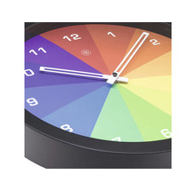 Horloge murale Joy plastique noir multicolore Ø 36 cm