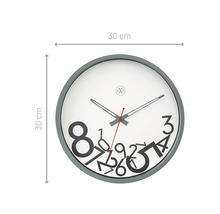 Horloge murale Dropped numbers Ø 30 cm