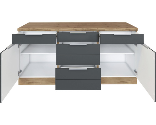 Kommode mit Schubladen und Türen