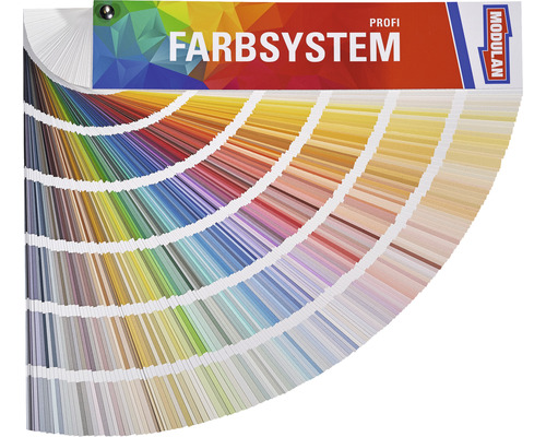 Farbfächer des Modulan Profi Farbsystems