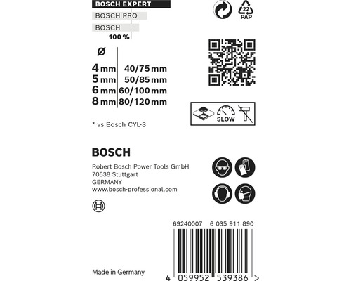 Informationen zu Bosch Expert Bohrer Sets