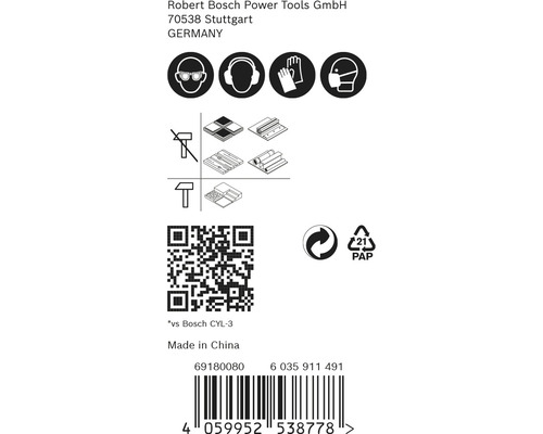 Consignes de sécurité et détails du produit de Robert Bosch Power Tools