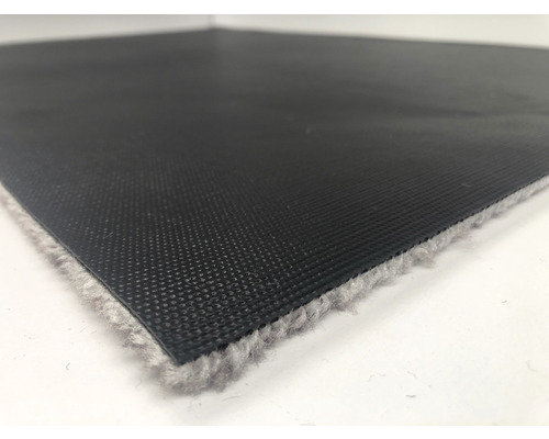 Detailaufnahme eines Teppichbodens mit textilem Rücken