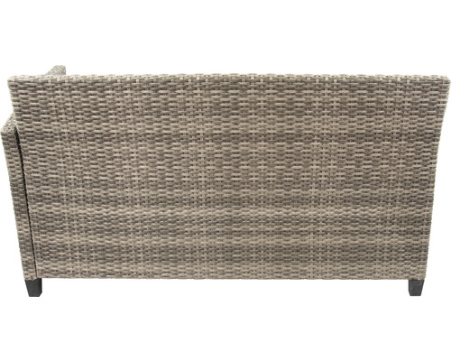 Vue arrière d''un canapé en rotin