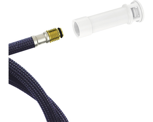 Tuyau de raccordement flexible avec filetage et raccord d''appareil