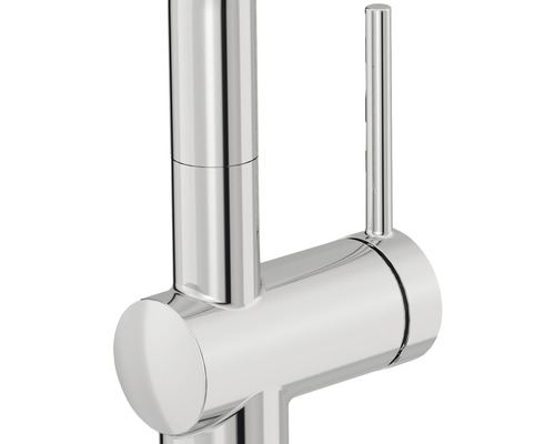 Detailansicht einer Armatur aus Metall