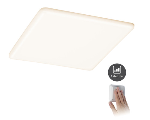 Plafonnier LED carré avec fonction de variateur