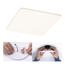 Plafonnier LED carré et exemples d''installation