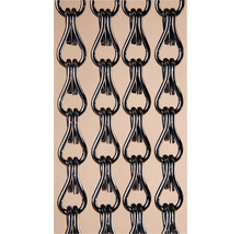 Türvorhang Alu anthrazit 90x210 cm