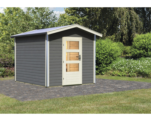 Abri de jardin avec porte et fenêtres