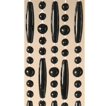 Türvorhang Cyprus schwarz 90x210 cm