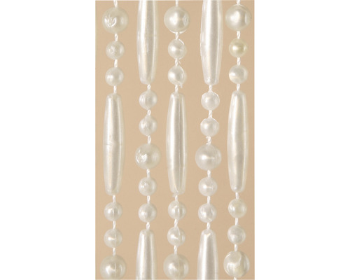 Détails décoratifs d''un rideau de perles