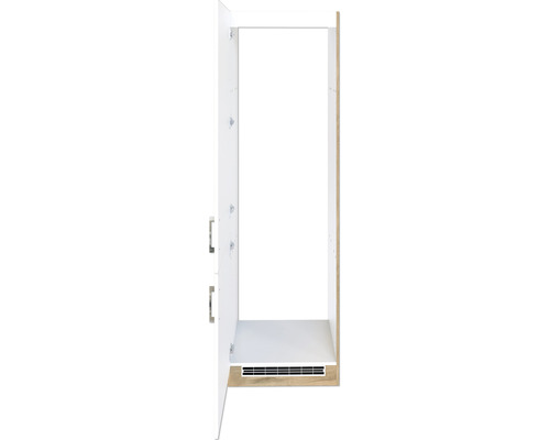 Meuble de salle de bain ouvert avec étagère