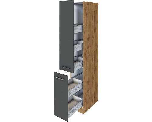 Küchenschrank mit Auszügen zur Aufbewahrung von Lebensmitteln