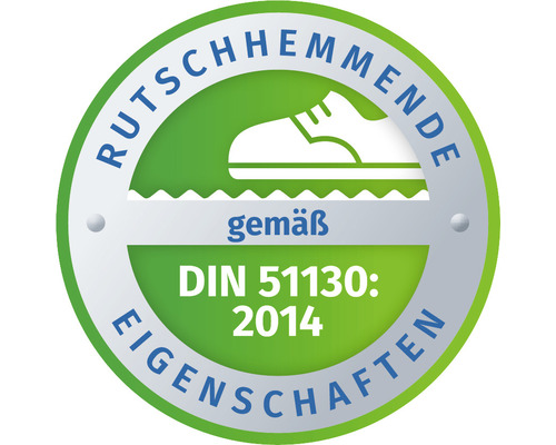 Rutschhemmende Eigenschaften gemäß DIN 51130: 2014