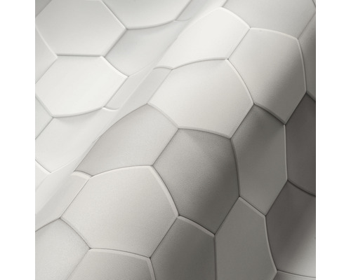 Panneaux muraux avec structure hexagonale incurvée