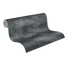 Tapetenrolle mit Sechseckmuster