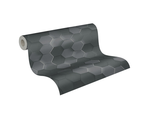 Tapetenrolle mit Sechseckmuster