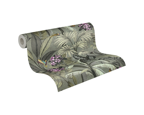 Rouleau de papier peint avec motif jungle