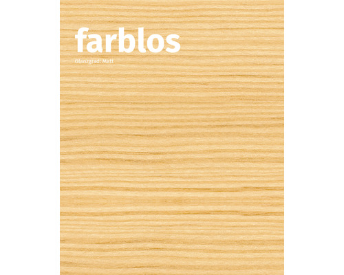 Farbloses Holz mit matter Oberfläche