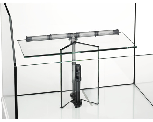 Innenfilter für Aquarium mit Glasplatte