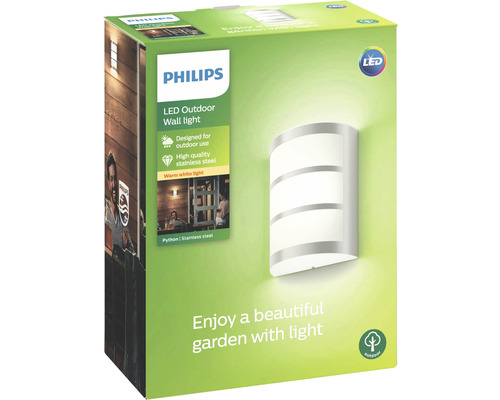 Verpackung einer Philips LED Aussenwandleuchte