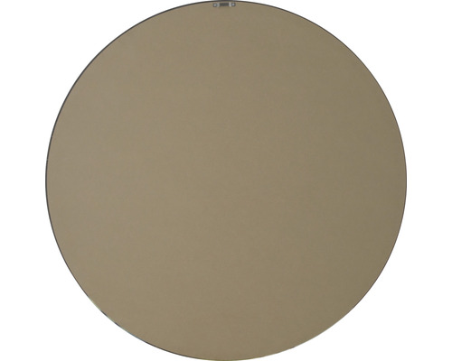 Arrière d''un miroir rond avec suspension