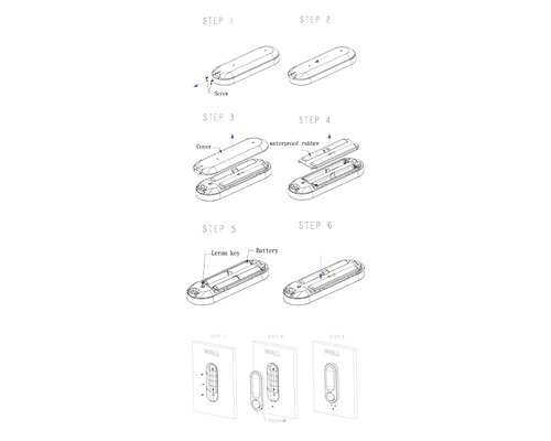 Instructions de montage illustrées en neuf étapes