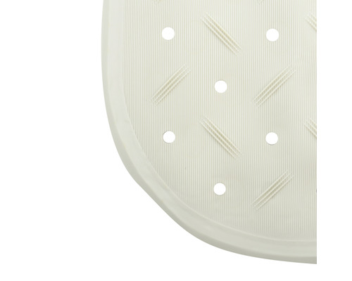 Detailaufnahme einer Duschmatte mit Saugnäpfen für sicheren Halt
