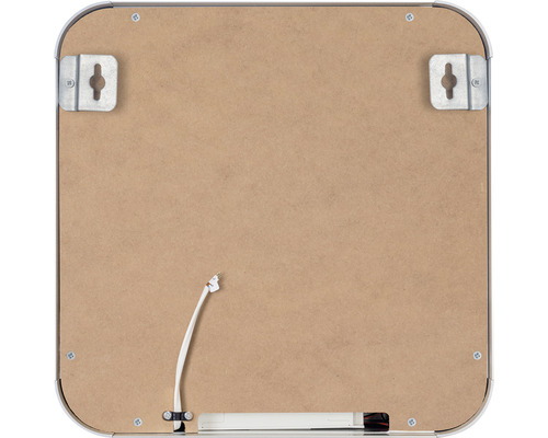 Rückseite eines Spiegels mit Aufhängung