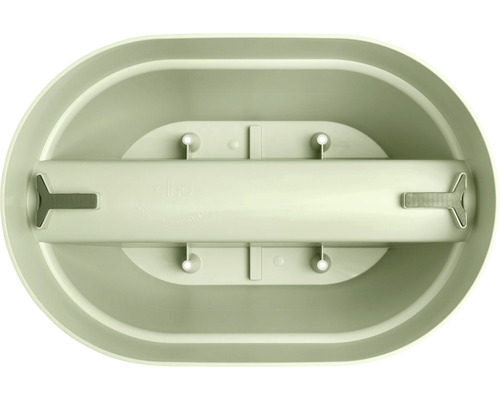 Ovaler Pflanzkasten aus Kunststoff mit Bewässerungssystem