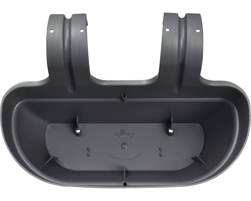 Kunststoff-Blumenkasten zur Montage an einem Balkongeländer