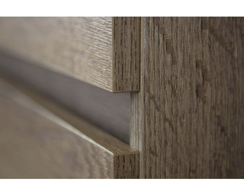 Gros plan de meubles en bois avec tiroirs
