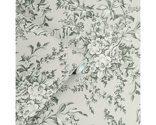 Tapetenrolle mit Blumenmuster