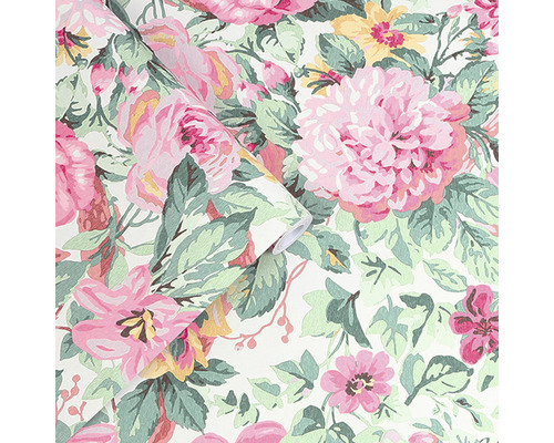 Tapetenrolle mit Blumenmuster