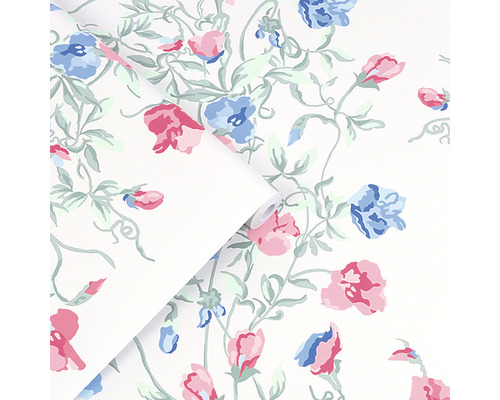 Tapetenrolle mit Blumenmuster