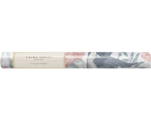 Laura Ashley Tapete mit Blumen- und Vogelmuster