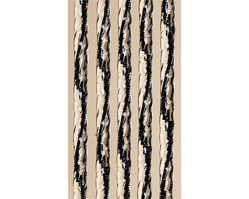 Vue détaillée d''un câble textile torsadé