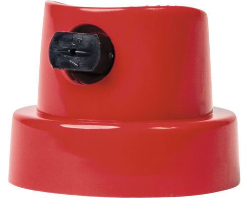 Roter Sprühaufsatz für Farbdosen