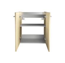 Meuble sous-vasque FACKELMANN Small Bathroom Collection couleur de façade sable chêne 52 x 60 x 24,3 cm