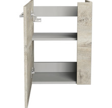 Waschtischunterschrank FACKELMANN Small Bathroom Collection BxHxT 44 x 60 cm x 24,3 cm Frontfarbe eiche natur 84657