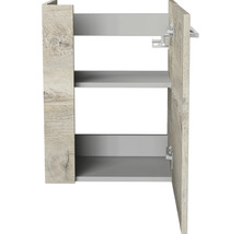 Waschtischunterschrank FACKELMANN Small Bathroom Collection BxHxT 44 x 60 cm x 24,3 cm Frontfarbe eiche natur 84667