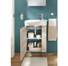 Waschtischunterschrank FACKELMANN Small Bathroom Collection BxHxT 44 x 60 cm x 24,3 cm Frontfarbe alaska esche 86057