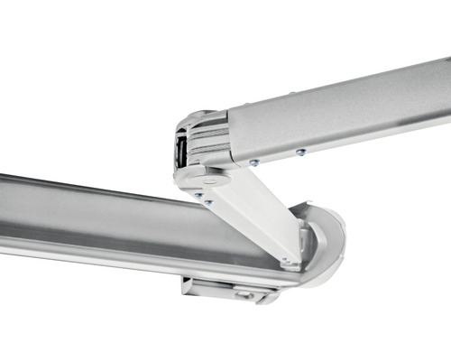 Détail d''un store banne à bras articulés