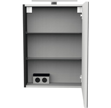 Spiegelschrank FACKELMANN SBC Small Bathroom Collection 500 x 16,2 x 680 mm anthrazit 1-türig LED rechts