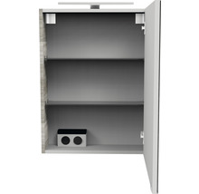 Spiegelschrank FACKELMANN SBC Small Bathroom Collection 500 x 16,2 x 680 mm steinesche 1-türig LED rechts